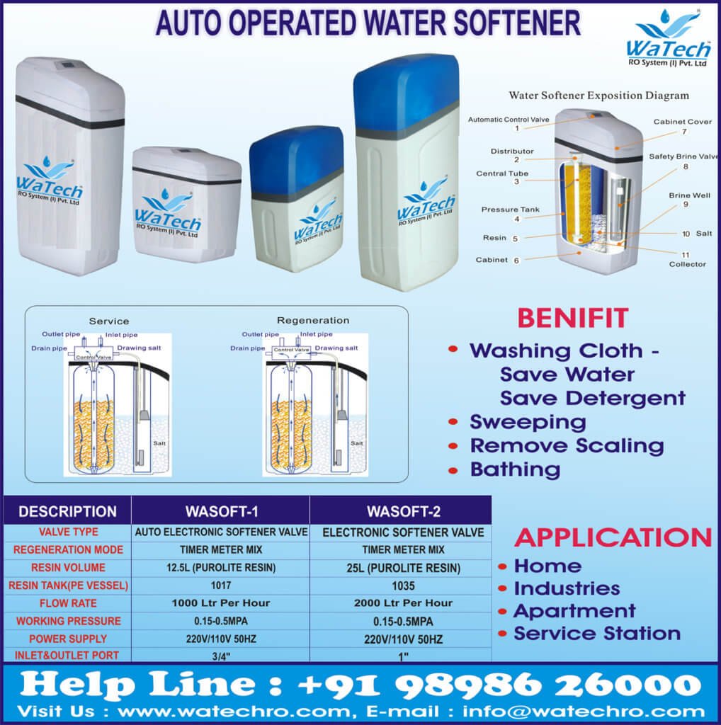 Auto Softener – Watech RO System (I) Pvt. Ltd.