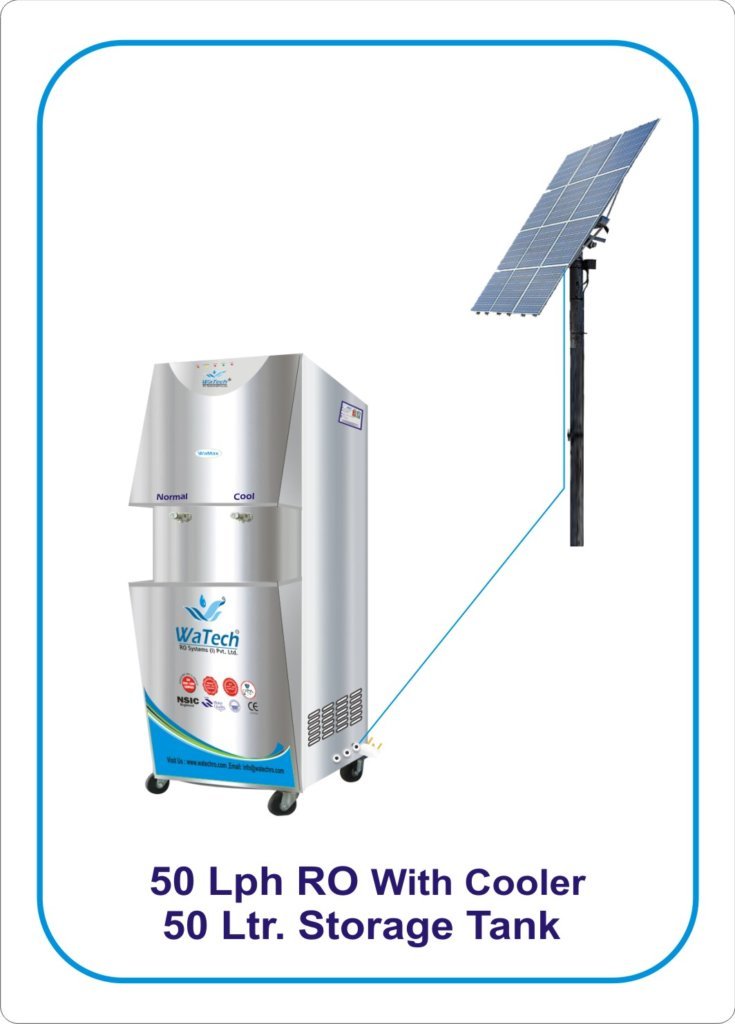 Solar Cooler 50 LPH Watech RO System (I) Pvt. Ltd.